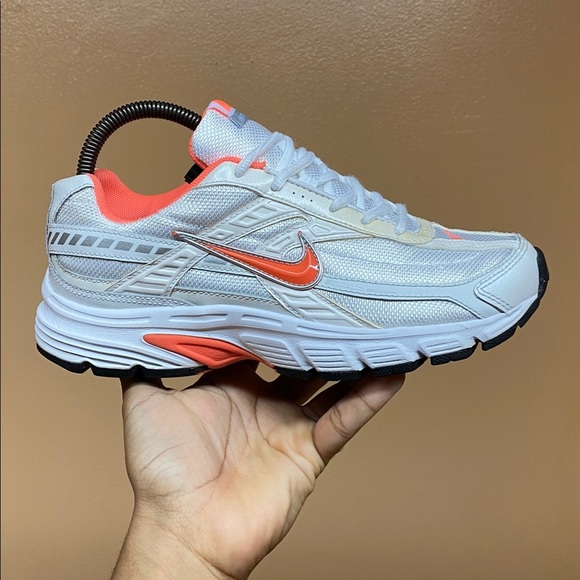 2011 Nike Initiator Women’s Running Sneakers “White Orange” Size 8  394053-180 - Picture 4 of 16